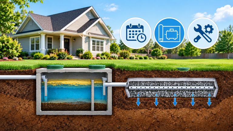 Septic Tank Lifespan, Design, and Care
